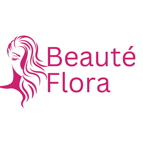 Logo de la marque Beauté Flora avec un design élégant et moderne, représentant l'identité visuelle de la marque.